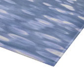 Abstrakte Nummer 3: Pulverblau-Schimmer Schneidebrett (Ecke)