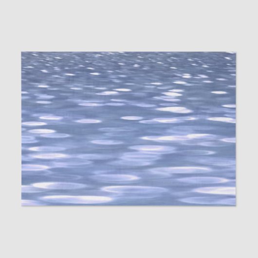 Abstrakte Nummer 3: Pulverblau-Schimmer Seidenpapier (Vorderseite)