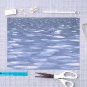 Abstrakte Nummer 3: Pulverblau-Schimmer Seidenpapier (Handwerk)