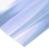 Abstrakte Nummer 3: Pulverblau-Schimmer Tischdecke (Schrägansicht)