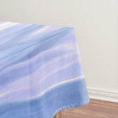 Abstrakte Nummer 3: Pulverblau-Schimmer Tischdecke (Beispiel)