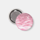 Abstrakte Nummer 3: Rosa Schimmer Magnet (Vorderseite/Rückseite)