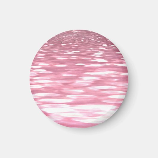 Abstrakte Nummer 3: Rosa Schimmer Magnet (Vorne)