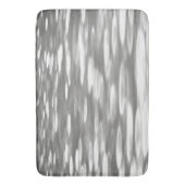 Abstrakte Nummer 3: Silbergrauer Schimmer Badematte (Vorderseite Vertikal)