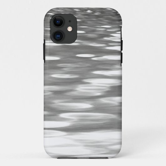 Abstrakte Nummer 3: Silbergrauer Schimmer Case-Mate iPhone Hülle (Rückseite)