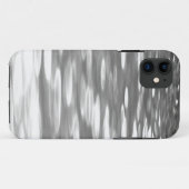 Abstrakte Nummer 3: Silbergrauer Schimmer Case-Mate iPhone Hülle (Rückseite (Horizontal))