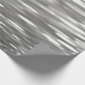 Abstrakte Nummer 3: Silbergrauer Schimmer Geschenkpapier (Ecke)