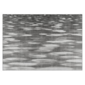 Abstrakte Nummer 3: Silbergrauer Schimmer Schneidebrett (Vorderseite)