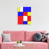 Abstrakte Nummer 414 Leinwanddruck (Insitu (Wohnzimmer))