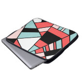 Abstrakte Nummer 451 Laptopschutzhülle (Vorne Knopf)