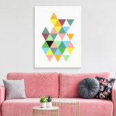 Abstrakte Nummer 585 Leinwanddruck (Insitu (Wohnzimmer))