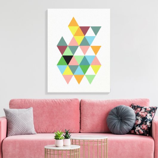 Abstrakte Nummer 585 Leinwanddruck (Insitu (Wohnzimmer))