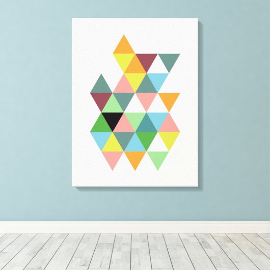 Abstrakte Nummer 585 Leinwanddruck (Insitu (Holzboden))