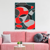Abstrakte Nummer 686 Leinwanddruck (Insitu (Wohnzimmer))