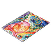 Abstrakte Oberflächen-Kunstwerke 1207 - Spiral-Not Notizblock (Linke Seite)