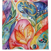 Abstrakte Oberflächenbilder 1207 - Duschvorhang (Vorderseite)