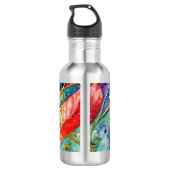 Abstrakte Oberflächenbilder 1207 - Wasserflasche (Rückseite)