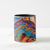 Abstrakte Oberflächenbilder 1211 - Kaffeezubereitu Tasse (Zentrum)