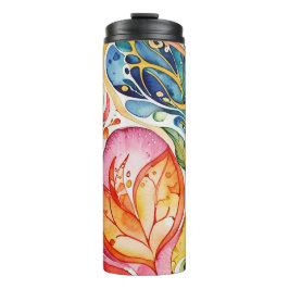 Abstrakte Oberflächengrafik 1207 - Thermal Tumbler Thermosbecher