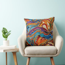 Abstrakte Oberflächengrafiken 1211 - Kissenplatte Kissen