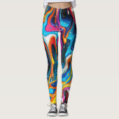 Abstrakte Oberflächengrafiken 1217 - Leggings (Vorderseite)
