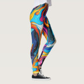 Abstrakte Oberflächengrafiken 1217 - Leggings (Rechts)