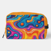 Abstrakte Oberflächenkunstwerke 1200 - Toilettenbe Waschbeutel (Rückseite)