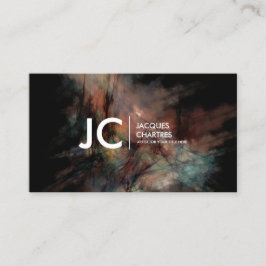 Abstrakte Öl-Malerei-berufliche Visitenkarte