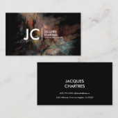 Abstrakte Öl-Malerei-berufliche Visitenkarte (Vorne/Hinten)