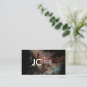 Abstrakte Öl-Malerei-berufliche Visitenkarte (Stehend Vorderseite)