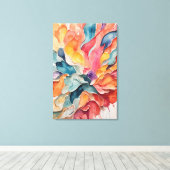 Abstrakte Ölbilder Leinwanddruck (Insitu (Holzboden))