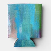 Abstrakte Ölfarbe Leinwand Textur Dosenkühler (Vorderseite)