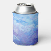 Abstrakte Ölfarbe Leinwand Textur Dosenkühler (Kanne Rückseite)