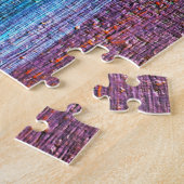 Abstrakte Ölfarbe Leinwand Textur Puzzle (Seite)