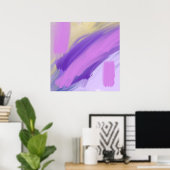 abstrakte Ölfarbe Poster (Heimbüro)