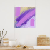 abstrakte Ölfarbe Poster (Küche)