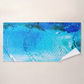 Abstrakte Ölfarbe Textur auf Leinwand, Hintergrund Badehandtuch (Badehandtuch)