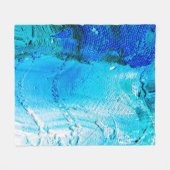 Abstrakte Ölfarbe Textur auf Leinwand, Hintergrund Fleecedecke (Vorderseite (Horizontal))