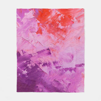 abstrakte Ölfarbe Textur auf Leinwand, Hintergrund Fleecedecke