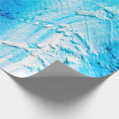 Abstrakte Ölfarbe Textur auf Leinwand, Hintergrund Geschenkpapier (Ecke)
