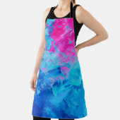 abstrakte Ölfarbe Textur auf Leinwand, Hintergrund Schürze (InSitu)