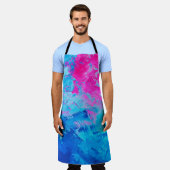 abstrakte Ölfarbe Textur auf Leinwand, Hintergrund Schürze (Getragen)