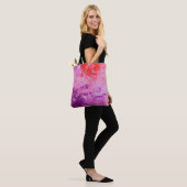 abstrakte Ölfarbe Textur auf Leinwand, Hintergrund Tasche (Am Model)