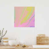 abstrakte Ölkunst Poster (Küche)