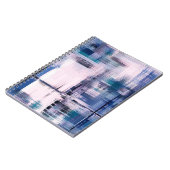 Abstrakte Ölmalerei auf Leinwand, handgezeichnete Notizblock (Linke Seite)