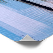 Abstrakte Ölmalerei auf Leinwand, handgezeichnete Poster (Ecke)