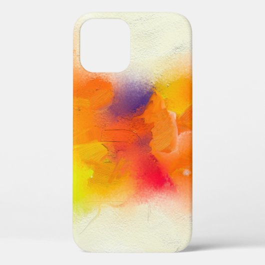Abstrakte Ölmalerei auf Leinwand Textur. Case-Mate iPhone Hülle (Rückseite)