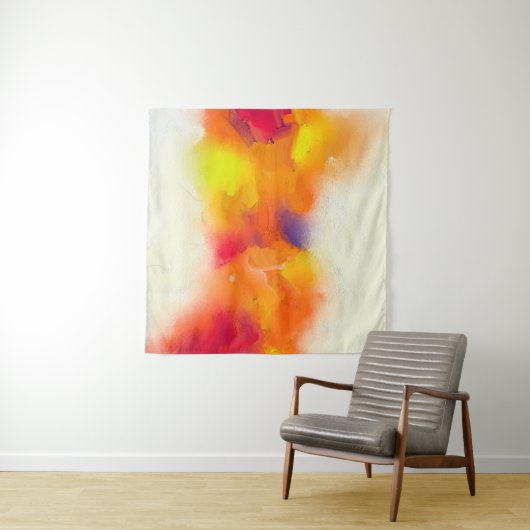 Abstrakte Ölmalerei auf Leinwand Textur. Wandteppich (Beispiel (Horizontal))