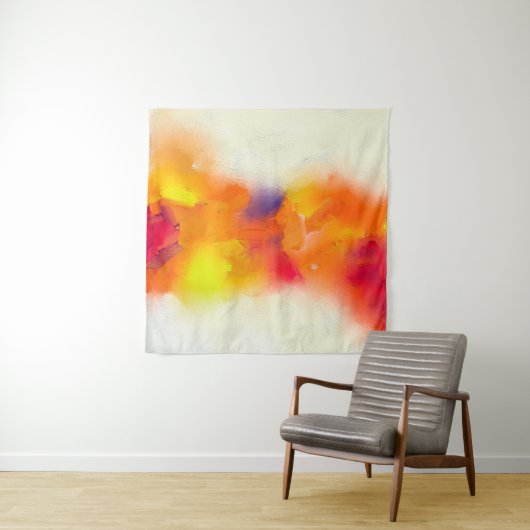 Abstrakte Ölmalerei auf Leinwand Textur. Wandteppich (Beispiel)