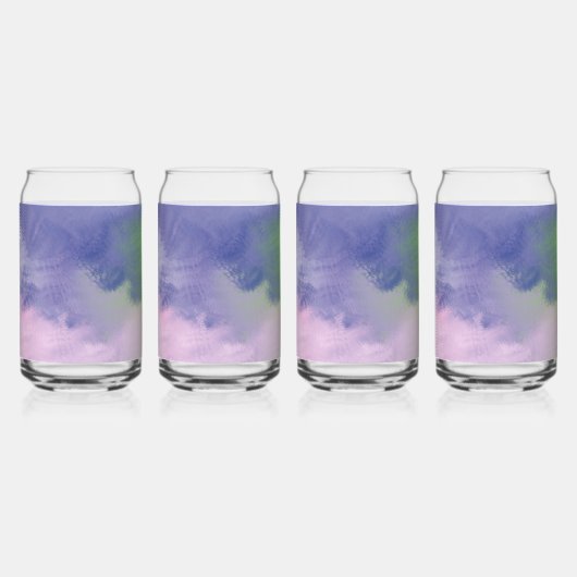 abstrakte Ölmalerei Dosenglas (Hinten)